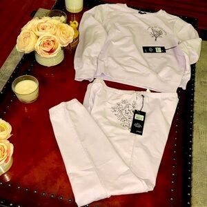 Wildfox Keep growing lounging set size LG